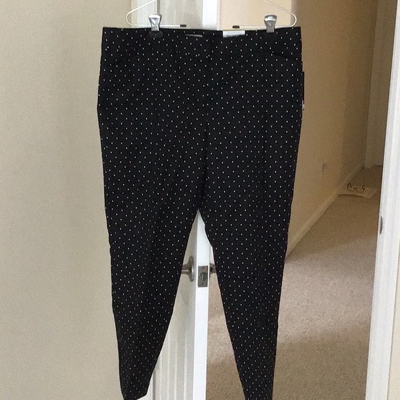 Liz Claiborne Black Polka Dot Dress 